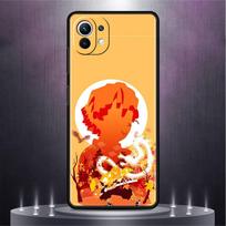 Case For Xiaomi Mi Poco X3 X4 NFC M3 Mi 11 11T 10 T 9T 12 9 10T Lite Silicone Back Phone Cover Demon Slayer Anime Xiaomi Poco X3 gray