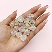 21mm Apyrankės Laisvi Karoliukai Gėlės Papuošalų Gamyba Akrilas Karoliukams 15 VNT Madingas DIY