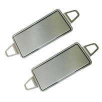 2 Pcs Panoramic Roof Molding Port Bag Cover For  Mercedes C Class W204 - E Class W212 - Grey