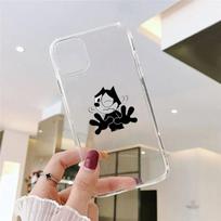 RUICHI Animacinis-Felikso-katės MG Telefono dėklas iPhone 11 12 Mini 13 Pro XS Max X 8 7 6s Plus 5 SE XR Skaidrus apvalkalas iphoneSE2020