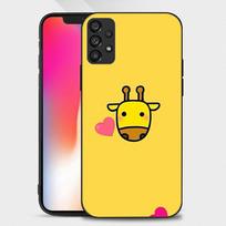 Geltonos Žirafos Mielas Animacinis Telefono dėklas Samsung Galaxy S22 S23 Ultra S21 S20 FE Plus Note 20 Minkštas Dangtelis Samsungs30plus pink