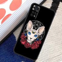 Sfinkso katės spausdintas piešinys dėklas Xiaomi Redmi Note 11 10 8 9 12 Pro Note 11S 10S 9S 8T Redmi 10 10C 12C 9C 9T dangtelis Redmi Note 10 Pro