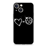 Telefono dėklas iPhone 15 14 13 12 Mini 11 Pro Max XS X XR 7 8 Plus Skaidrus Silikoninis TPU Dangtelis Futbolo Aistra Futbolo Kamuolys iPhone 13Pro Max