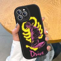 Drive movie Phone Case Hard Leather For iPhone 14 13 12 Mini 11 14 Pro Max Xs X Xr 7 8 Plus Fundas iPhone 14 brown