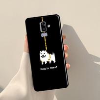 Undertale Annoying Dog For Samsung J3 J5 J7 J510 J310 J330 J710 J730 J1 A3 A5 2016 2017 J4 J6 Plus J8 2018 Case A6 Plus 2018 gray