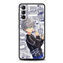 Anime Ensemble Stars telefono dėklas Samsung Galaxy S24 S23 S22 S20 Ultra S21 FE 5G S10 S9 Plus S10E minkštas silikoninis dangtelis Samsung S23 FE beige