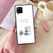 Simple strokes Cover For Samsung Galaxy A54 A34 A14 A13 A52S A12 A22 A32 A52 A72 A71 A51 A33 A53 Case Samsung A51 5G white