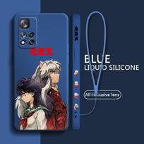 Inuyasha Sesshoumaru For Xiaomi Redmi Note 12 11T 11S 11E 10S 10T 10 9S 9T 8 Pro Plus Lite Liquid Left Rope Phone Case Redmi Note 10ProMax
