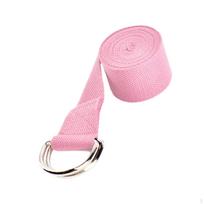 Exercise Band Fitness Loop Multifunctional Workout Pilates Rope Yoga Stretching Strap rožinė