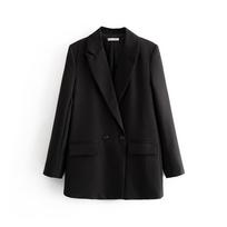 Blazer Moteriškas paltas Fashion Office Wear Moteriški bliuzonai Striukė Viršutiniai drabužiai Didelio dydžio L