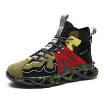 Men Running Shoe Sneakers Luxury Designer Men Tenis Fashion Cushioning Male sneaker Mesh Breathable Casual Basketball Blade Shoe 39 juoda
