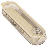 Koldūnų dėžutė, skaidri koldūnų laikymo dėžutė, vieno / dviejų sluoksnių maisto konservavimo indas šaldytuvui Single Layer beige
