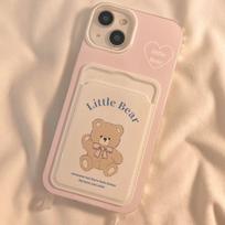 Apple Bear Doll for 15/14/13/12/11/PRO/PROMAX/XSMAX/XR/XS/X. 7 PLUS beige