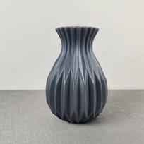 Modern Flower Vase White Plastic Vase Flower Pot Basket Nordic Home Living Room Decoration Ornament Wedding Flower Arrangement gray
