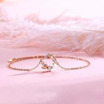 999 Pure Silver Pearl Garland Bracelet Female Niche Exquisite High Sense Bracelet Mori Style Ins Style Bracelet