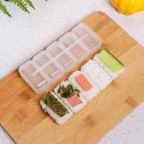 Nešiojamas japoniškas ritininis sušių gaminimo aparatas ryžių formų virtuvės įrankiai sušių gaminimo aparatas kepimui sušių gaminimo rinkinys Ryžių suktinukų formavimo sušių priedai beige