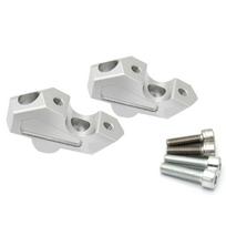 22 mm vairo spaustukai Motociklo vairo stovo prailginimo adapterio tvirtinimo spaustukas, suderinamas su F750 GS 2018-2019 Patvarus 2x
