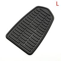 Universalus motociklo dujų kuro bako guminis lipdukas, apsaugantis kelio baką 9cm*10.3cm*4mm juoda