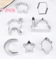 7pcs Cookie Cutter Islamic Muslim Mosques Camel Moon Star Biscuits Baking Tools Cut Mold for Ramadan 7pcs