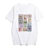Music Albums Stamps TOP Fashion Aesthetic Pattern Music T-shirts Taylor Album Inspiration Postal Stamps Watercolor Stamps merch S