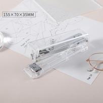 Plastic Paper Binder Clip Install Disassemble Tool Mini Binder Staples Office Office Binding Supplies Clip Stapler Accessoires gray