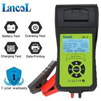 Lancol BT-T 12V Automobilio Akumuliatoriaus Diagnostikos Įrankis Skaitmeniniam Akumuliatoriaus Testeriui Su Spausdintuvu Greitam Ir Paprastam Spausdinti Bandymo Rezultatą black