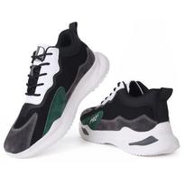Labor Insurance Shoes Anti-smashing and Puncture-proof Steel Bag Head Kevlar Breathable Safety Shoes 46 black