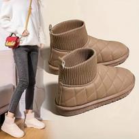 Women's Fashionable Warm Thick Snow Boots, Outdoor Comfortable Non-slip Casual Shoes 40 kava