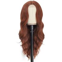 Moterys su didelėmis bangomis ir ilgais garbanotais plaukais 26inch brown