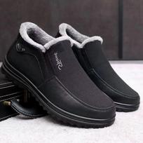 Žieminiai šilti medžiaginiai batai Vyriški laisvalaikio batai storu dugnu sniego batai Zapatillas De Hombre Lengvi, minkšti, aukšti, dideli 48 dydžio batai 44 kava