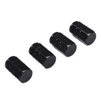 4pcs Aluminum Tire Valve Caps Hexagon Wheel Air Covers Dustproof & Leak Proof Simple Installs for Car SUVs & Motorcycles