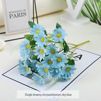 Small Daisy Chamomile Fake Bouquet for Home and Wedding Decoration