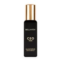 Bella Vita Luxury CEO MAN Eau De Parfum | Kvepalai vyrams, skirti dėvėti biure, su ilgai išliekančiomis Tonkos ir Agarmedžio natomis 20 ML black