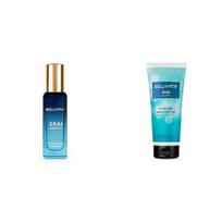 Bella Vita Luxury Skai Aquatic Unisex Eau De Cologne Skai Aquatic Perfume Body Lotion for Nourishing Hydrating Soft Supple , 200 Ml blue