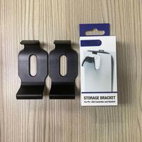 2 vnt. pakabos laikikliai ausinėms, valdiklio stovo laikiklis, laikymo laikiklis Playstation 5/ Xbox Series X valdikliams, be varžtų ir lipnios juostos 2 Pack juoda