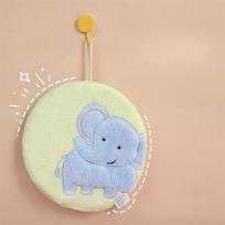 New Cute Elephant Hand Towel Hanging Hand Towel Children's Hand Towel Bathroom Handkerchief telemagentos spalvos