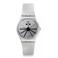[Swatch] Laikrodis CHEESE SQUEAK SQUEAK GZ327 Vyriškas Originalus Importuotas Produktas Pilkas white