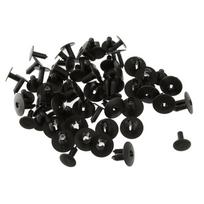 30 vnt. 8 mm apdailos spaustukai, kniedės, laikikliai, tvirtinimo elementai, skirti BMW 51471911992 black