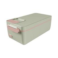 Electric Heated Lunch Box Large Capacity Food Grade BPA Free Rechargeable Cordless Self Heating Lunch Box šviesiai žalios spalvos