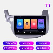 Android automobilinis radijas, skirtas Honda Fit Jazz 2007-2013 Multimedijos grotuvo galvos blokas Stereo GPS navigacija BT WIFI 1+16GB 1+16GB,LHD