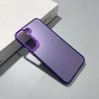 For Samsung S24 Case Galaxy S23 S22 S21 S20 S23 FE S21 FE S20 FE S20 Plus + Phone Cover Luxury Metallic Aurora Skin Matte Cover Galaxy S24 Plus gray