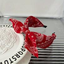 Boho Gėlių Rašto Plaukų Juostos Kaspinas Platus Kraštas Galvos Lankelis Moterims Vintažinis Elegantiškas Galvos Apdangalas Kryžminis Mazgas Plaukų Lankelis Atostogoms tamsiai žalia spalva