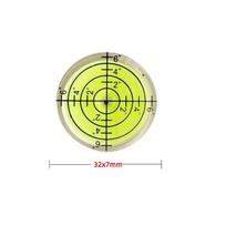 32 mm akrilo universali skalės liniuotė su burbulo lygio rutuliuku 32x7mm level bubble
