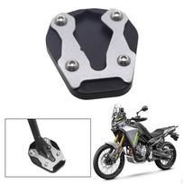 Kickstand Pad motociklo plokštės pėdos atramos didintuvas white