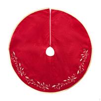 Christmas Tree Skirt Base Cover Elegant Apron,Xmas Mat,for 24inch