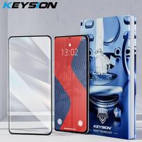 KEYSION Tempered Glass Full Cover for Realme 13 Pro+ 5G 13 HD Screen Protective Glass Film for Realme 12 Pro+ 5G 12+ 12X 11 Pro+ for Realme11ProPlus juoda