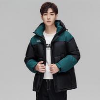 Men's Down Jacket Trend Hong Kong Style Loose Large Size Thickened Couple Top Short M