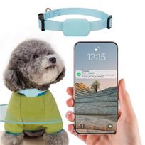 Naminių gyvūnėlių GPS sekimas, be mėnesinio mokesčio, stebėjimo antkaklis realiuoju laiku, APP valdymas šunims ir naminių gyvūnėlių veiklos monitorius One Size mėlyna