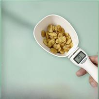Kitchen Spoon Scale, Electronic Weighing Spoon, Electronic Weighing Coffee Gram Scale white