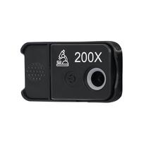 200X Mobile Phone Microscope Lens with LED/ UV Lights Built-in CPL Filter Phone Micro Lens with juoda